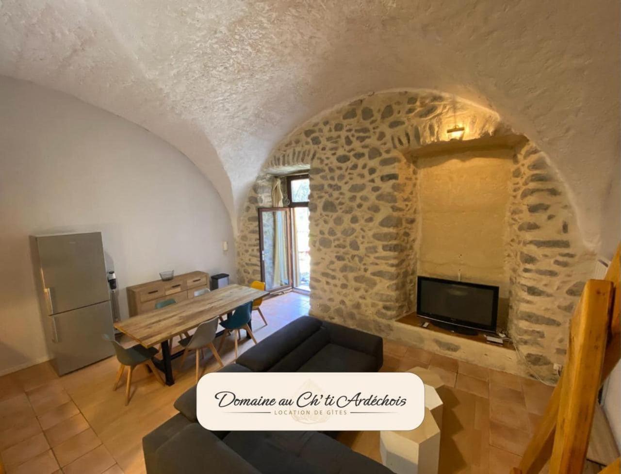 Gite De Groupe - Domaine Au Ch'Ti Ardechois Rochessauve エクステリア 写真