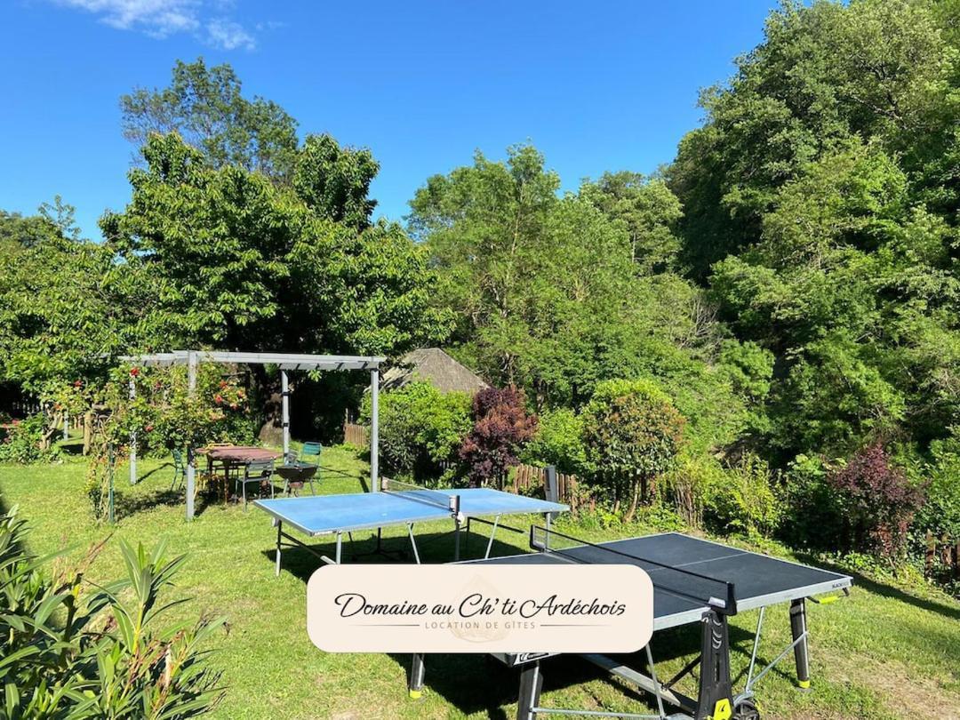 Gite De Groupe - Domaine Au Ch'Ti Ardechois Rochessauve エクステリア 写真
